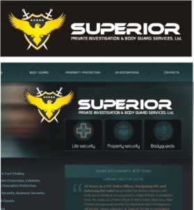 Logo Design entry 31555 submitted by mahmur to the Logo Design for Superior Private Investigation and Body Guard Services, LTD run by beyondlabels