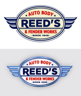 Logo Design entry 31582 submitted by truebluegraphics to the Logo Design for Reed's Body & Fender Works run by reeds