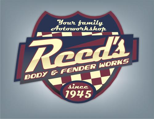 Logo Design entry 31619 submitted by damichi75 to the Logo Design for Reed's Body & Fender Works run by reeds