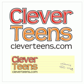 Logo Design Entry 37233 submitted by jimdes@yahoo.com to the contest for CleverTeens.com run by CleverMoms.com