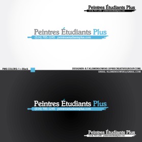 Logo Design entry 38111 submitted by JINKODESIGNS to the Logo Design for Peintres Étudiants Plus run by grenadine