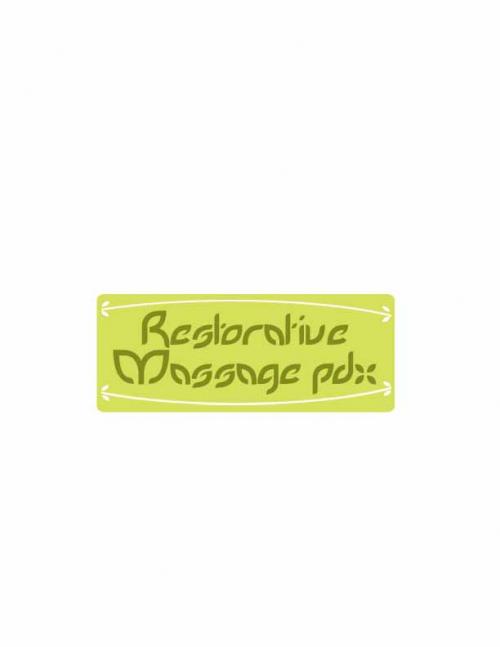 Logo Design entry 38229 submitted by gozzi to the Logo Design for Restorative Massage PDX run by sheilac