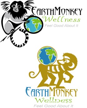 Logo Design Entry 15157 submitted by kreativitee to the contest for Earth Monkey Wellness run by triester