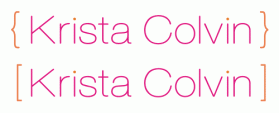 Logo Design entry 39209 submitted by awokiyama to the Logo Design for Krista Colvin run by kristacolvin