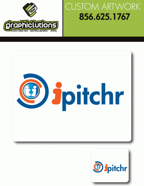 Logo Design entry 39420 submitted by graphiclutions to the Logo Design for ipitchr.com run by mmg