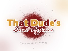 Logo Design Entry 39677 submitted by etnocad to the contest for That Dude's Dent Repair run by Chrisg