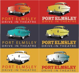 Logo Design entry 39923 submitted by jojomarie to the Logo Design for Port Elmsley Drive-In Theatre run by Port Elmsley