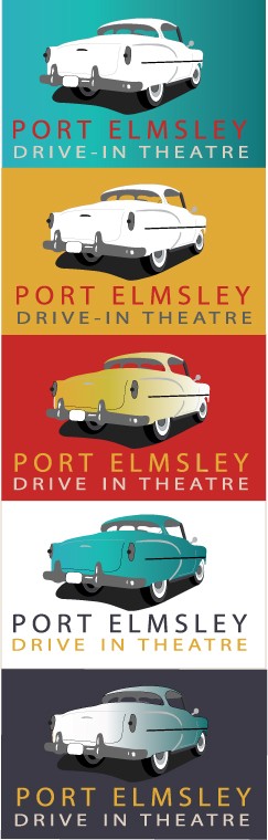 Logo Design entry 39938 submitted by jojomarie to the Logo Design for Port Elmsley Drive-In Theatre run by Port Elmsley