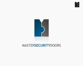 Logo Design entry 40123 submitted by creative space to the Logo Design for Master Security Doors run by freewheelinc