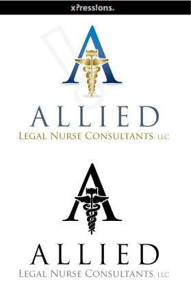 Logo Design entry 15217 submitted by xpressions to the Logo Design for Allied Legal Nurse Consultants, LLC run by xyrn1983