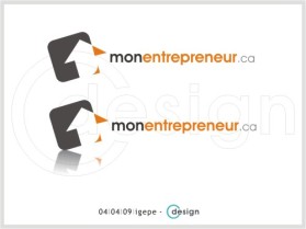 Logo Design entry 40586 submitted by bbairhalter to the Logo Design for monentrepreneur.ca run by grenadine