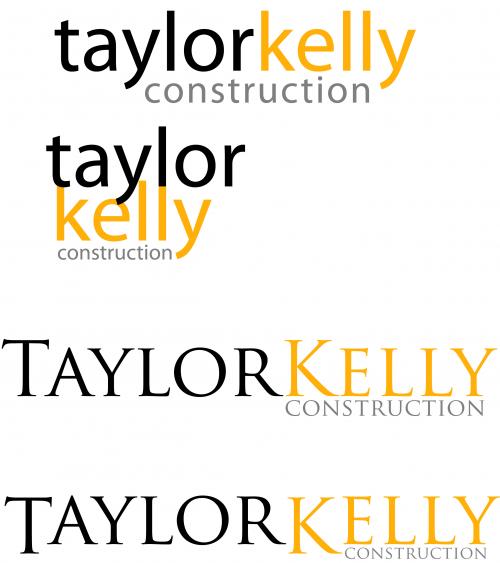 Logo Design entry 41371 submitted by ShortyDesign to the Logo Design for Taylor Kelly Construction run by P Kelly