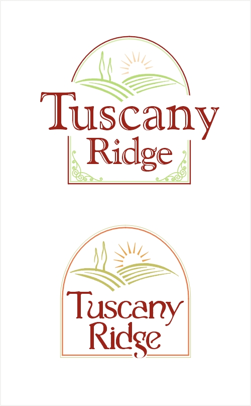 Logo Design entry 41735 submitted by mahmur to the Logo Design for Tuscany Ridge run by Jennifer2e