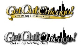 Logo Design Entry 42657 submitted by cmark to the contest for http://getoutchicago.wordpress.com/ run by GetOutChicagoLogo