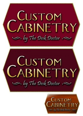 Logo Design entry 43276 submitted by bbairhalter to the Logo Design for Custom Cabinetry by The Desk Doctor run by OFOVA1