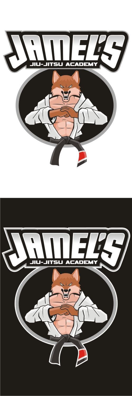 Logo Design entry 43402 submitted by Digiti Minimi to the Logo Design for Jamel's Jiu-jitsu run by umabjj