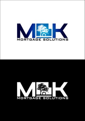 Logo Design entry 44225 submitted by awokiyama to the Logo Design for MBK Mortgage Solutions run by rgater