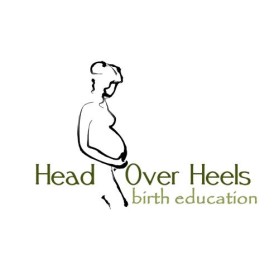 Logo Design entry 46144 submitted by KayleeBugDesignStudio to the Logo Design for Head Over Heels Birth Education LLC run by Scarlett
