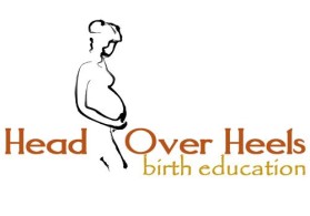 Logo Design entry 46149 submitted by KayleeBugDesignStudio to the Logo Design for Head Over Heels Birth Education LLC run by Scarlett