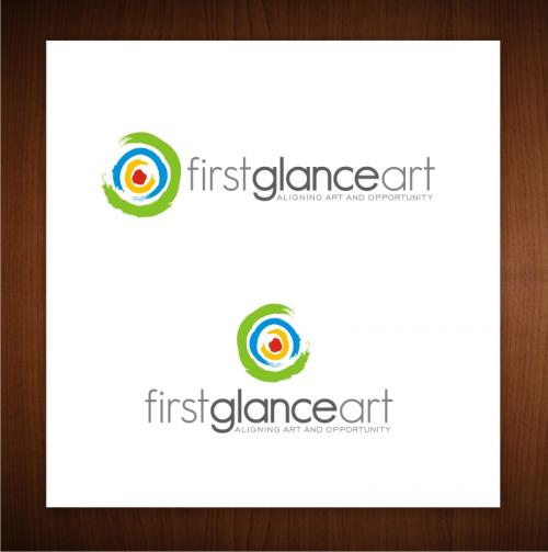 Logo Design entry 46764 submitted by marianaa to the Logo Design for First Glance Art run by Rich Chicks