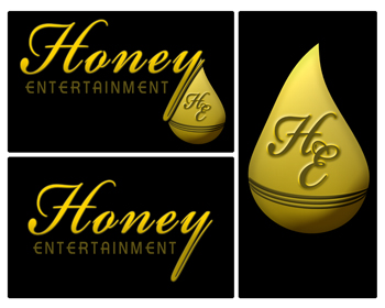 Logo Design entry 48471 submitted by MissLucky13 to the Logo Design for Honey Entertainment run by Honeyent2009
