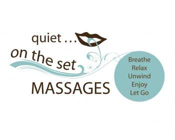 Logo Design entry 52370 submitted by Linda to the Logo Design for quietonthesetmassages run by quietontheset