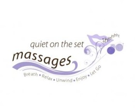 Logo Design entry 52365 submitted by Linda to the Logo Design for quietonthesetmassages run by quietontheset
