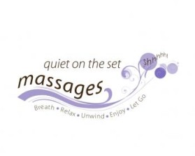 Logo Design entry 52366 submitted by Linda to the Logo Design for quietonthesetmassages run by quietontheset