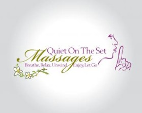 Logo Design entry 52370 submitted by logomad to the Logo Design for quietonthesetmassages run by quietontheset
