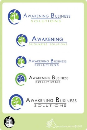 Logo Design entry 16075 submitted by ginalin to the Logo Design for Awakening Business Solutions run by kayasinger