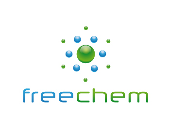 Logo Design entry 53432 submitted by borjcornella to the Logo Design for FreeChem (atom/molecule design) run by MezWorks