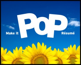Logo Design entry 53519 submitted by NemesisQaine to the Logo Design for Make It POP Resume run by mandywrites