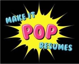 Logo Design entry 53520 submitted by ArtMachine to the Logo Design for Make It POP Resume run by mandywrites