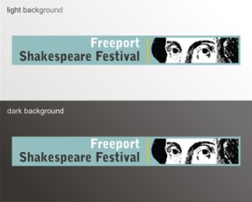 Logo Design Entry 55803 submitted by codin to the contest for Freeport Shakespeare Festival run by FSF 2010