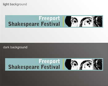 Logo Design entry 55803 submitted by codin to the Logo Design for Freeport Shakespeare Festival run by FSF 2010