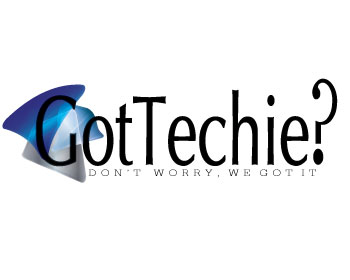 Logo Design entry 56368 submitted by NemesisQaine to the Logo Design for got techie? run by shagmanx