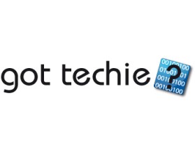 Logo Design entry 56390 submitted by NemesisQaine to the Logo Design for got techie? run by shagmanx