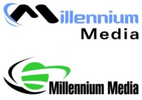 Logo Design entry 57140 submitted by ktsoap to the Logo Design for Millennium Media run by Dorian