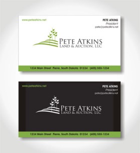 Logo Design entry 58190 submitted by imscarydesign to the Logo Design for Pete Atkins Land & Auction, LLC run by Atkinsland