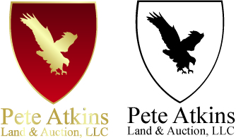 Logo Design entry 58175 submitted by imscarydesign to the Logo Design for Pete Atkins Land & Auction, LLC run by Atkinsland