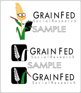 Logo Design Entry 16447 submitted by kreativitee to the contest for Grain Fed Social Research run by sandalwood