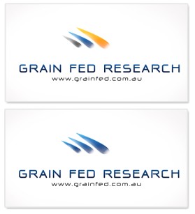 Logo Design entry 16508 submitted by banned_graphichound to the Logo Design for Grain Fed Research run by sandalwood
