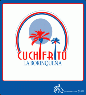 Logo Design entry 16764 submitted by ginalin to the Logo Design for CUCHIFRITO LA BORINQUEÑA run by cuchifrito21