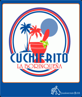 Logo Design entry 16766 submitted by ginalin to the Logo Design for CUCHIFRITO LA BORINQUEÑA run by cuchifrito21