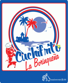 Logo Design entry 16796 submitted by ginalin to the Logo Design for CUCHIFRITO LA BORINQUEÑA run by cuchifrito21