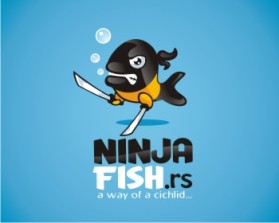 Logo Design entry 65202 submitted by jmill to the Logo Design for ninjafish.rs run by piroman