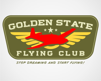 Logo Design entry 66907 submitted by hkc design to the Logo Design for Golden State Flying Club run by gscott