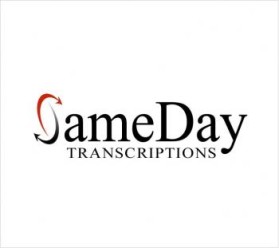 Logo Design entry 67371 submitted by bluewhale to the Logo Design for Same Day Transcriptions run by sdt