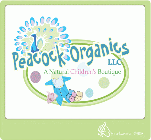 Logo Design entry 17188 submitted by ginalin to the Logo Design for Peacock Organics, LLC run by peacockorganics
