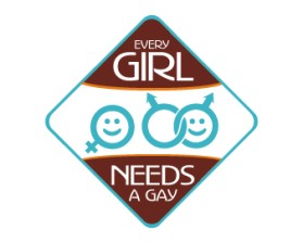 Logo Design entry 71706 submitted by mahmur to the Logo Design for EVERY GIRL NEEDS A GAY run by STEPHIESTJAMES